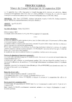 CONSEIL MUNICIPAL DU 16.09.24