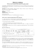 CONSEIL DU 04.07.2025