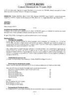 CONSEIL DU 20.03.2026